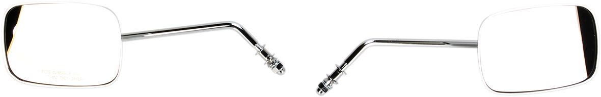 Drag Specialties Mirrors Oem-Style Rectangular Long Chrome Mirrors Rec