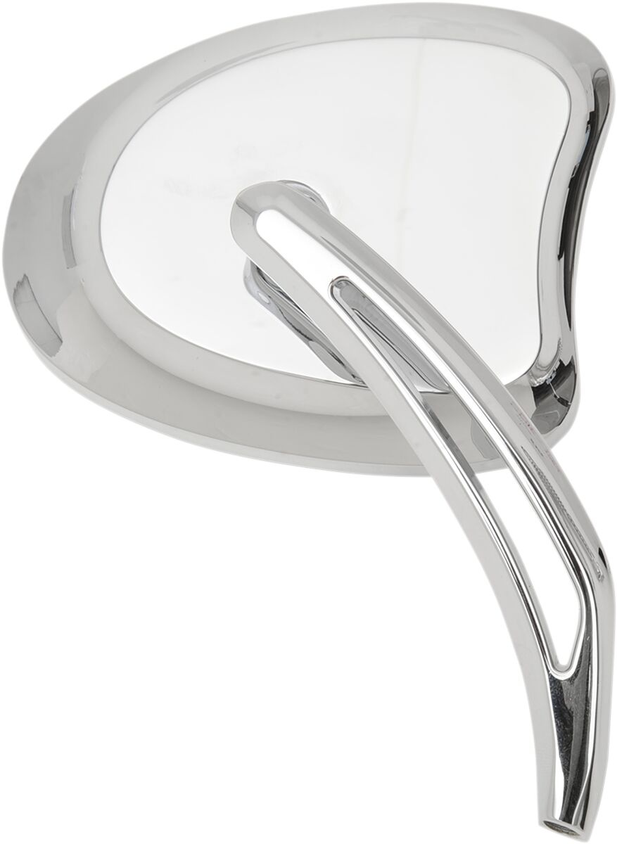 Drag Specialties Mirrors Tapered With Short Slotted Stems Chrome Mirro