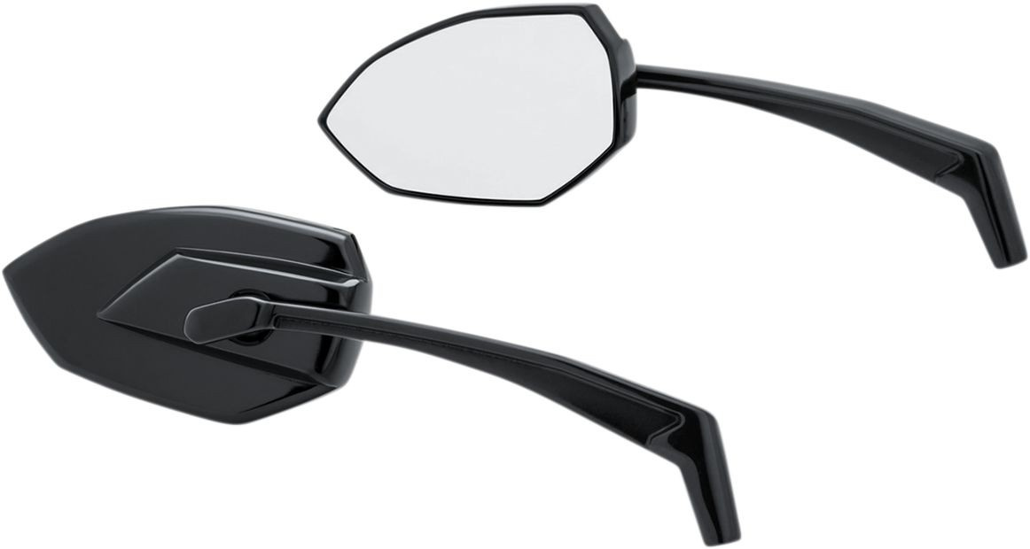 Kuryakyn Phantom Mirrors, Gloss Bl Mirrors Phantom Black
