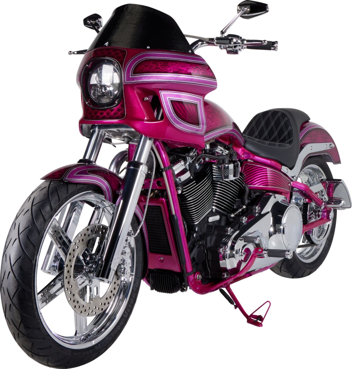 Arlen Ness  Mirror - Mini Stocker - Left -