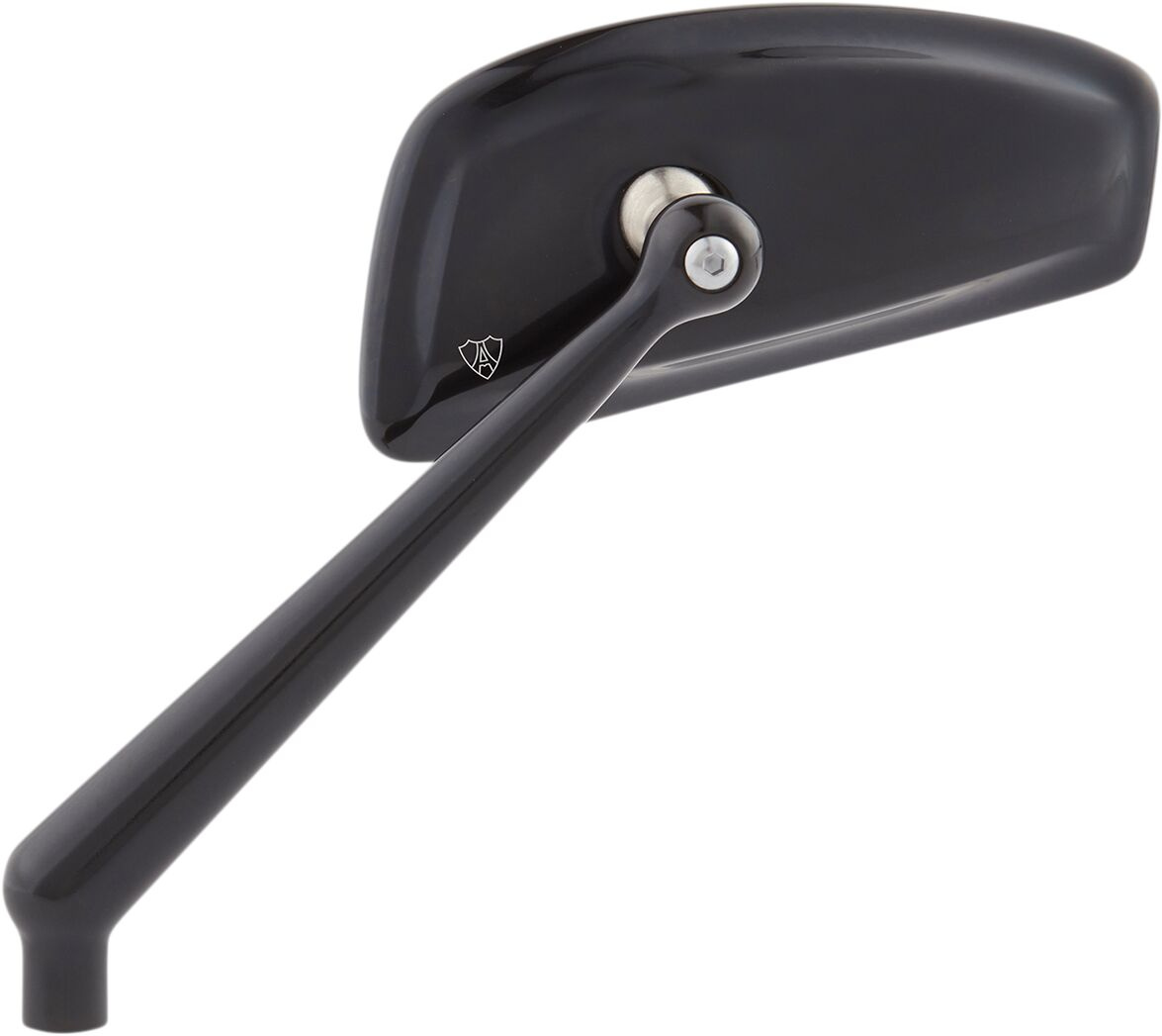 Arlen Ness Mirror T-Drop Lh Black Mirror - Tearchop Forged - Lef