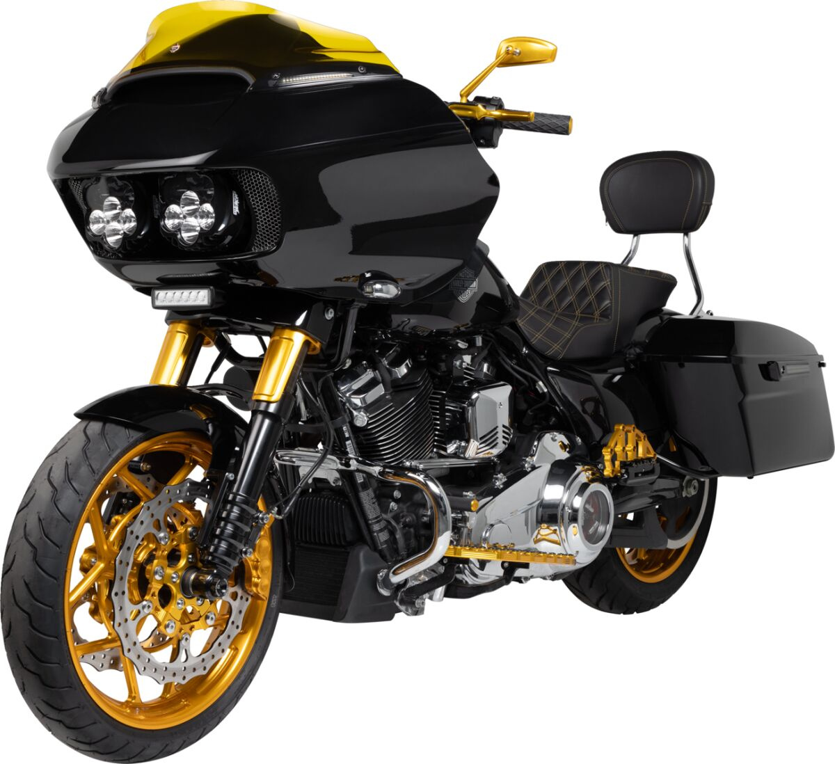 Arlen Ness Mirror T-Drop Lh Gold Mirror - Tearchop Forged - Lef