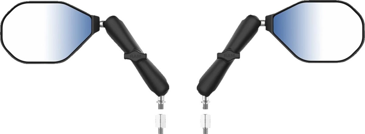 Ram Mounts Mirror Tough Kit M10X1.25 & M10X1.5 Longarm Mirror Tough Ki