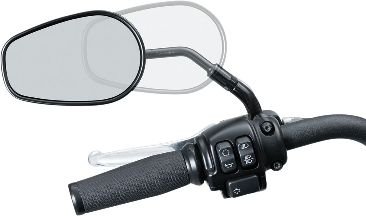 Kuryakyn Stem Extender Mirror Blk Stems Mirror Extenders - Black