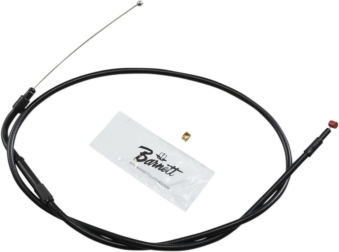 Barnett Throttle Cable Stealth-Black-On-Black Standard Length Cable Th