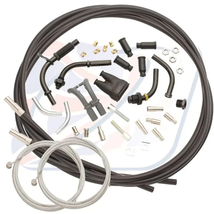 UNIVERSAL TWIN THROTTLE CABLE KIT 1.35m