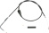 Drag Specialties Idle Cable Black Vinyl 46 Drag Specialties Idle Cable Black Vinyl 46