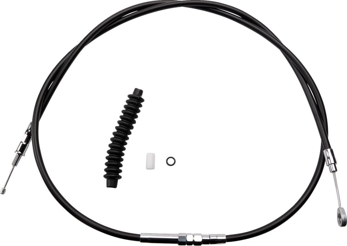 Drag Specialties Clutch Cable High Efficiency Black Vinyl 76 11/16