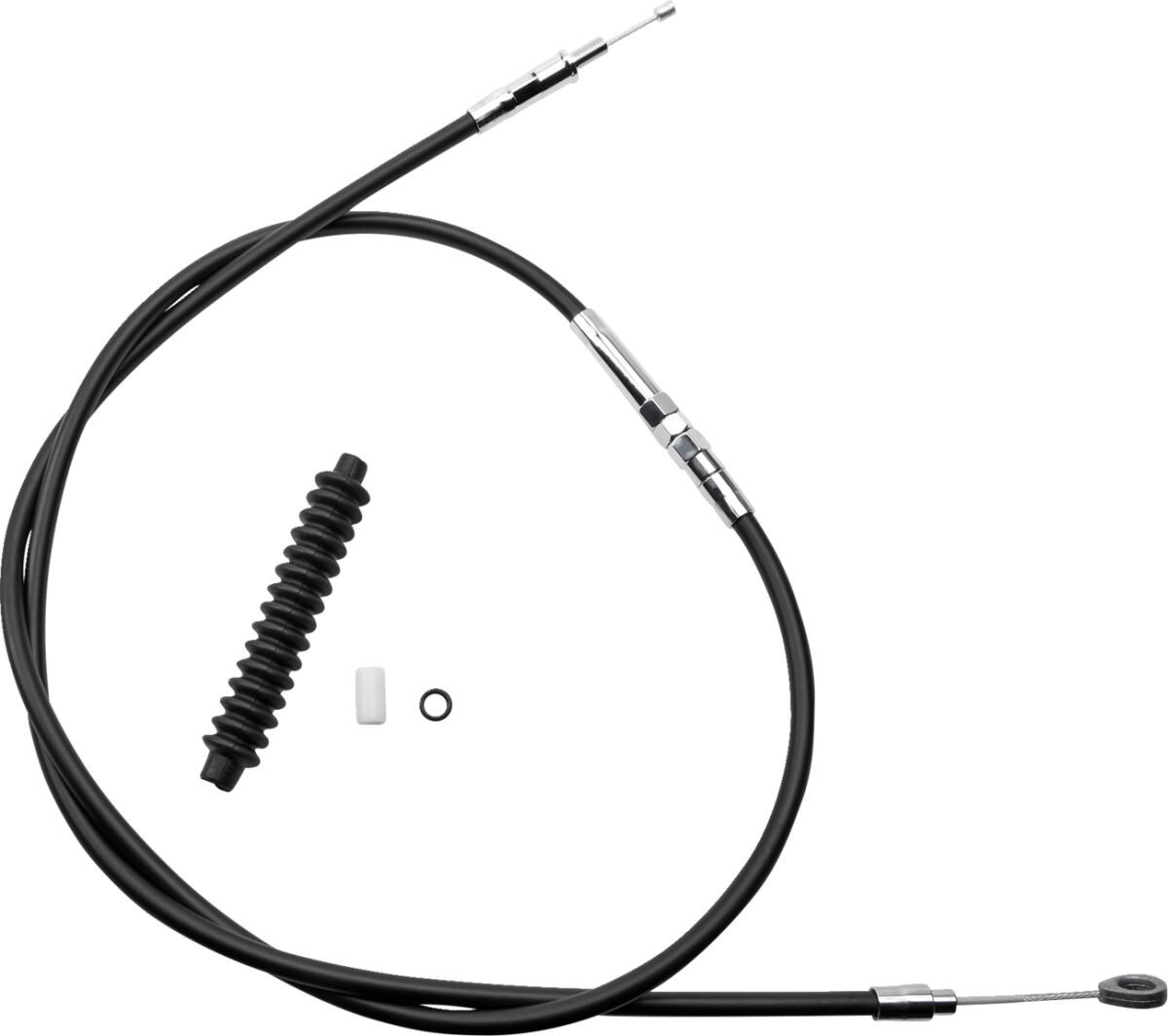 Drag Specialties Clutch Cable High Efficiency Black Vinyl 64 7/16