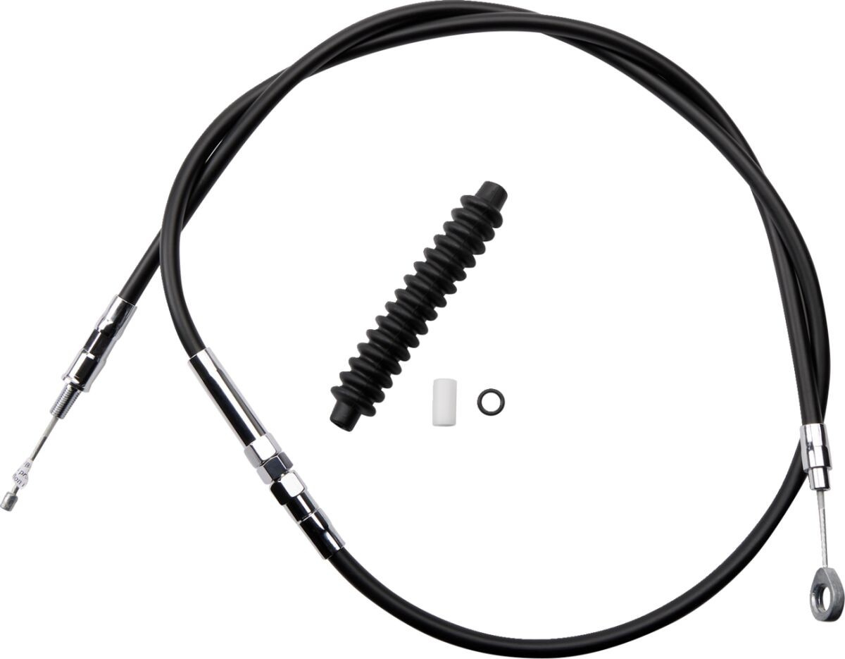 Drag Specialties Clutch Cable High Efficiency Black Vinyl 57 11/16