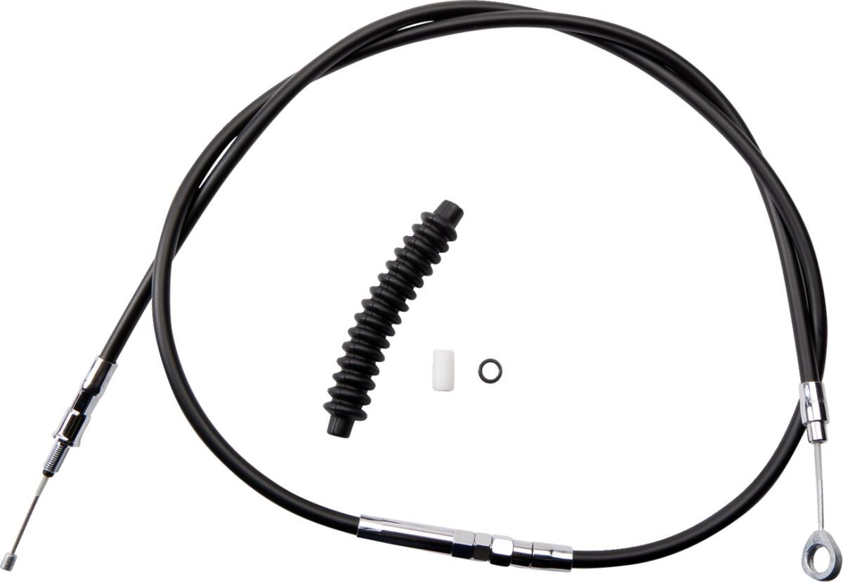 Drag Specialties Clutch Cable High Efficiency Black Vinyl 64 11/16