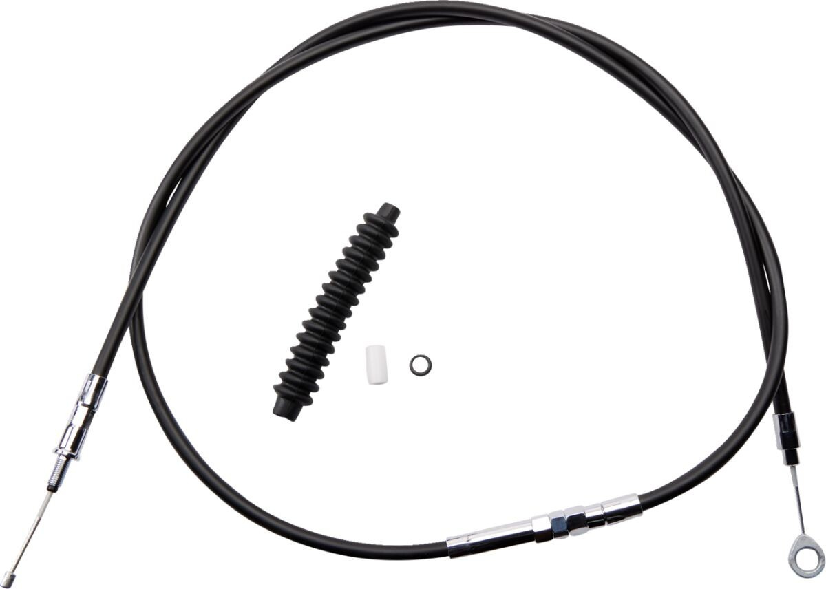 Drag Specialties Clutch Cable High Efficiency Black Vinyl 68 11/16