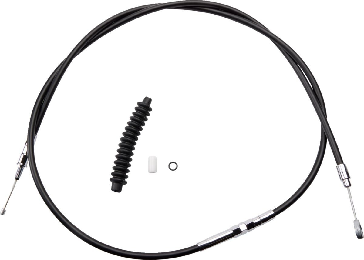 Drag Specialties Clutch Cable High Efficiency Black Vinyl 76 11/16