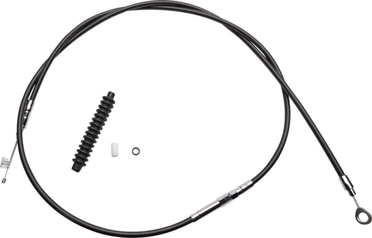 Drag Specialties Clutch Cable High Efficiency Black Vinyl 78 11/16