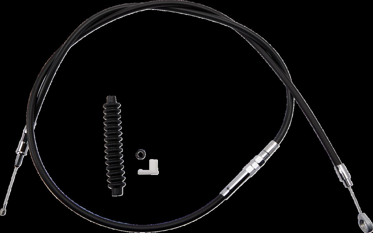 Drag Specialties Clutch Cable High Efficiency Black Vinyl 66 11/16