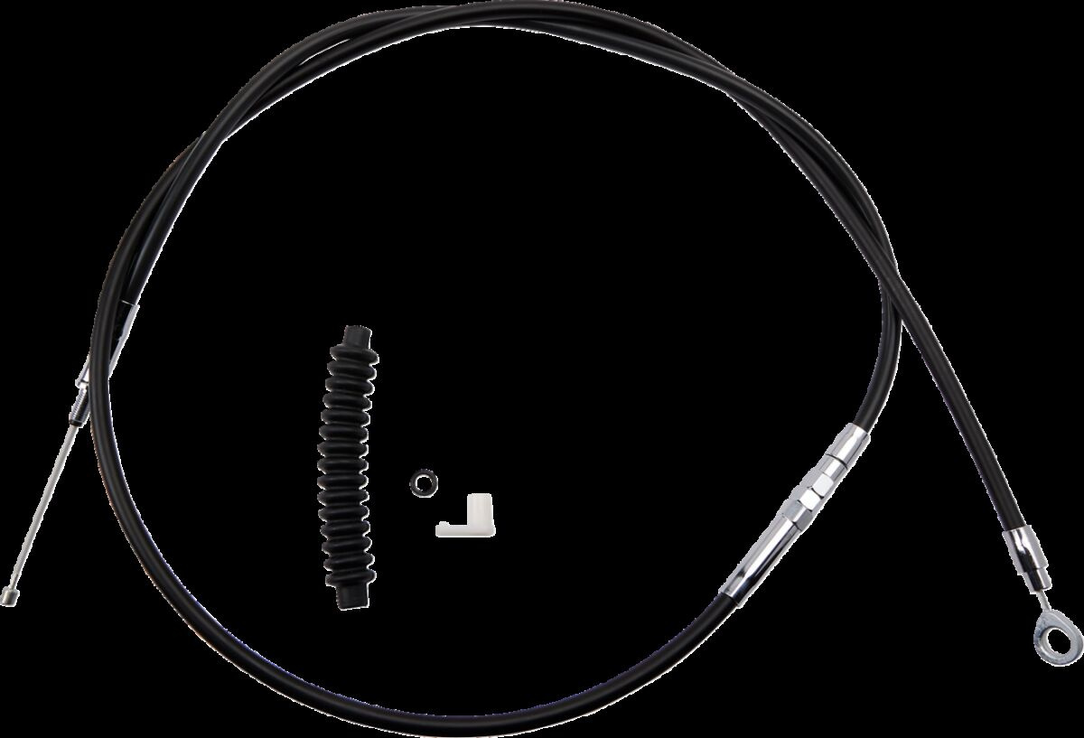 Drag Specialties Clutch Cable High Efficiency Black Vinyl 70 11/16