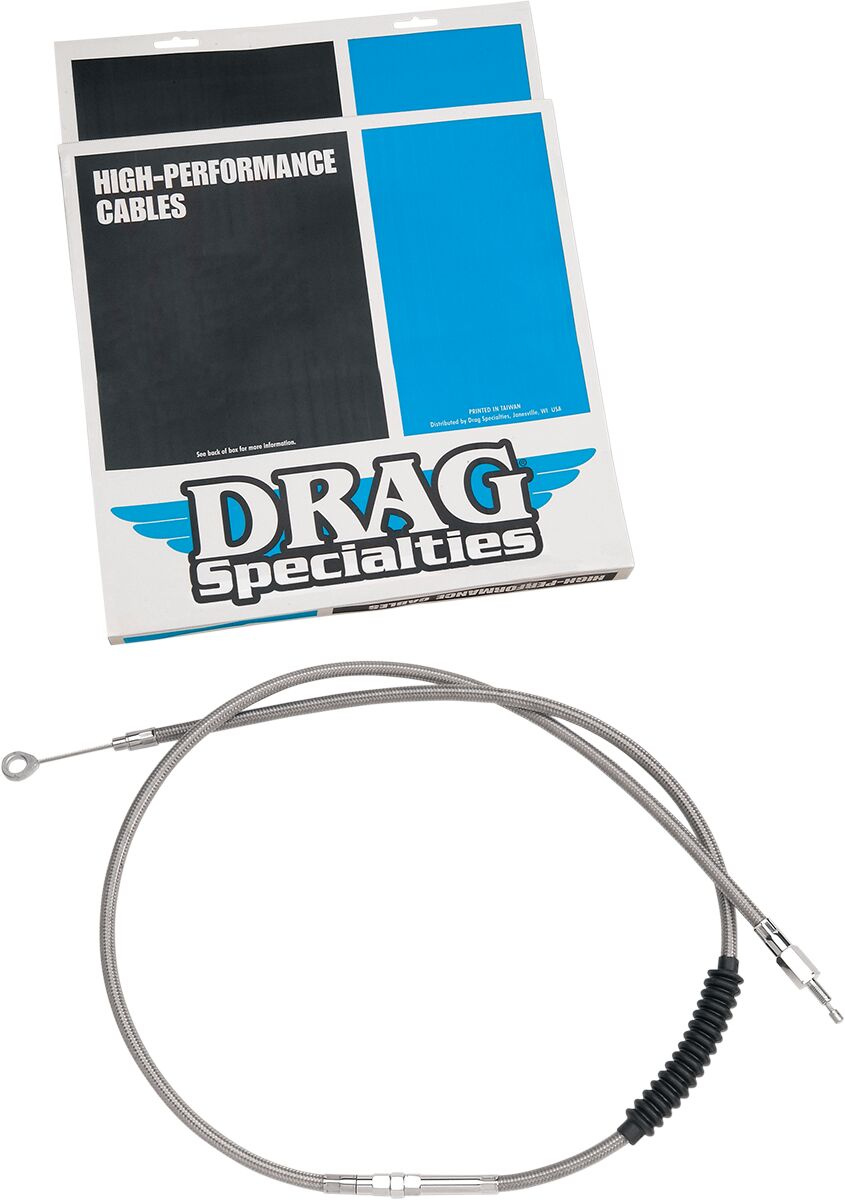 Drag Specialties Clutch Cable High Efficiency Stainless Steel 62 11/16
