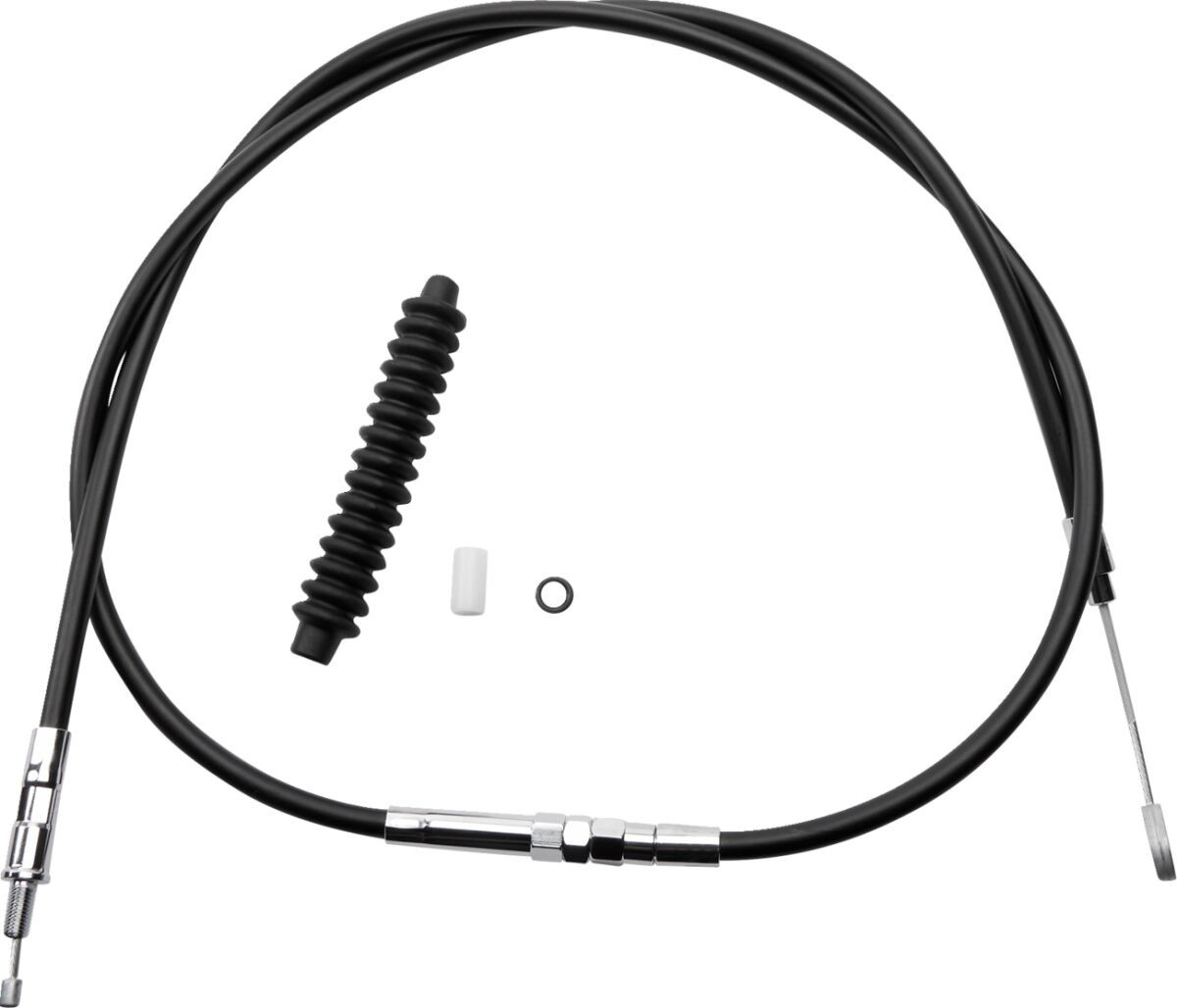 Drag Specialties Clutch Cable High Efficiency Black Vinyl 80