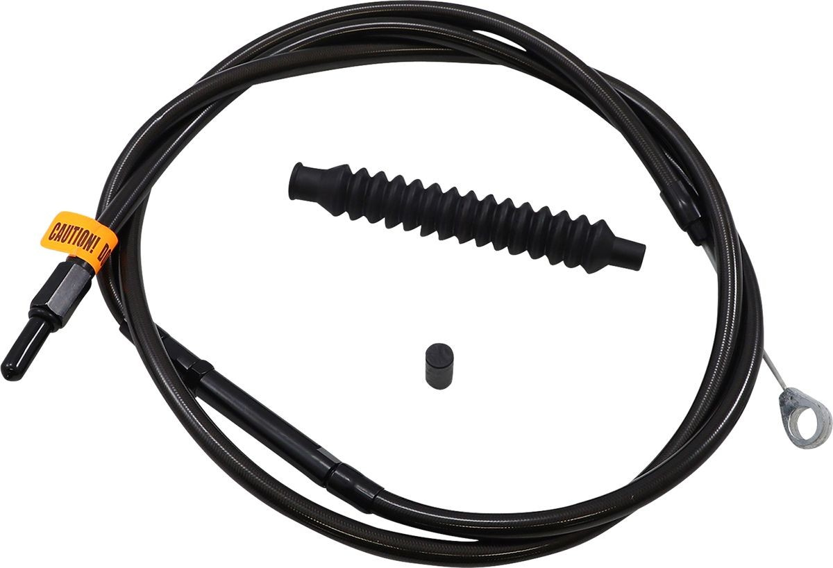 La Choppers Clutch Cable Midnight Stainless For 12
