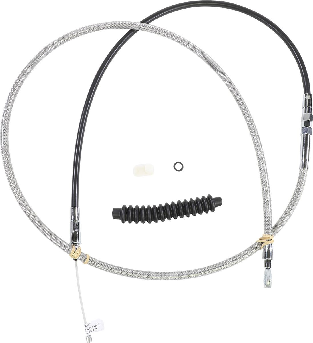 Drag Specialties Braided Clutch Cable Cable Clutch Stainls 74