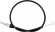 Drag Specialties Clutch Cable - Upper - Black/Black Clutch Cable Upper Drag Specialties Clutch Cable - Upper - Black/Black Clutch Cable Upper