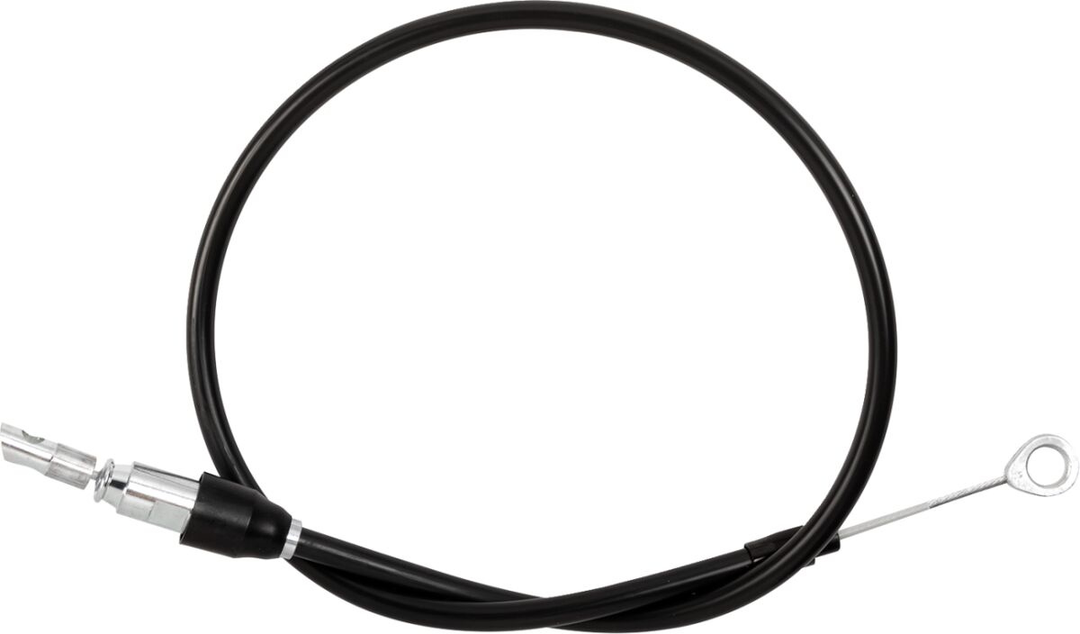 Drag Specialties Clutch Cable - Upper - Black/Black Clutch Cable Upper