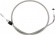 Drag Specialties Clutch Cable - Upper - Stainless Steel Cable Clutch Q Drag Specialties Clutch Cable - Upper - Stainless Steel Cable Clutch Q