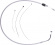 Drag Specialties Clutch Cable - Upper - Stainless Steel Cable Clutch Q Drag Specialties Clutch Cable - Upper - Stainless Steel Cable Clutch Q
