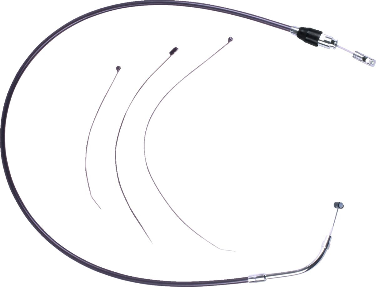 Drag Specialties Cable Clutch Quick Connect Blk/Chr Cable Clutch Quick