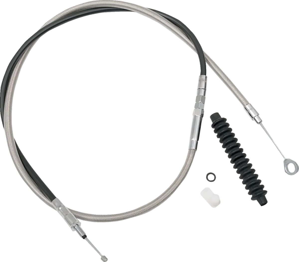 Drag Specialties Cable Clutch Full Length Stainless Cable Clutch Full