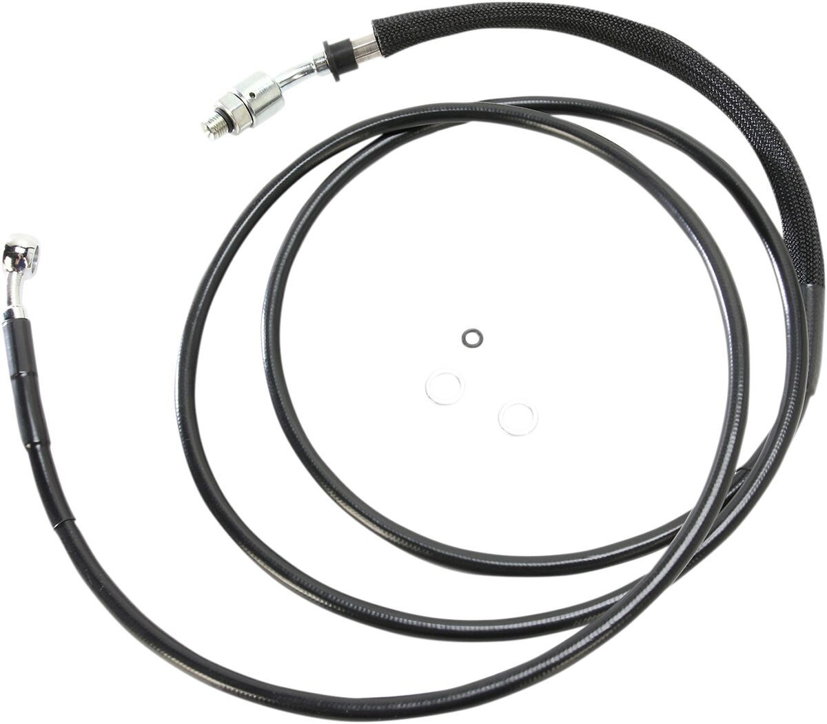 Drag Specialties Clucth Line Black Vinyl Coated + 6