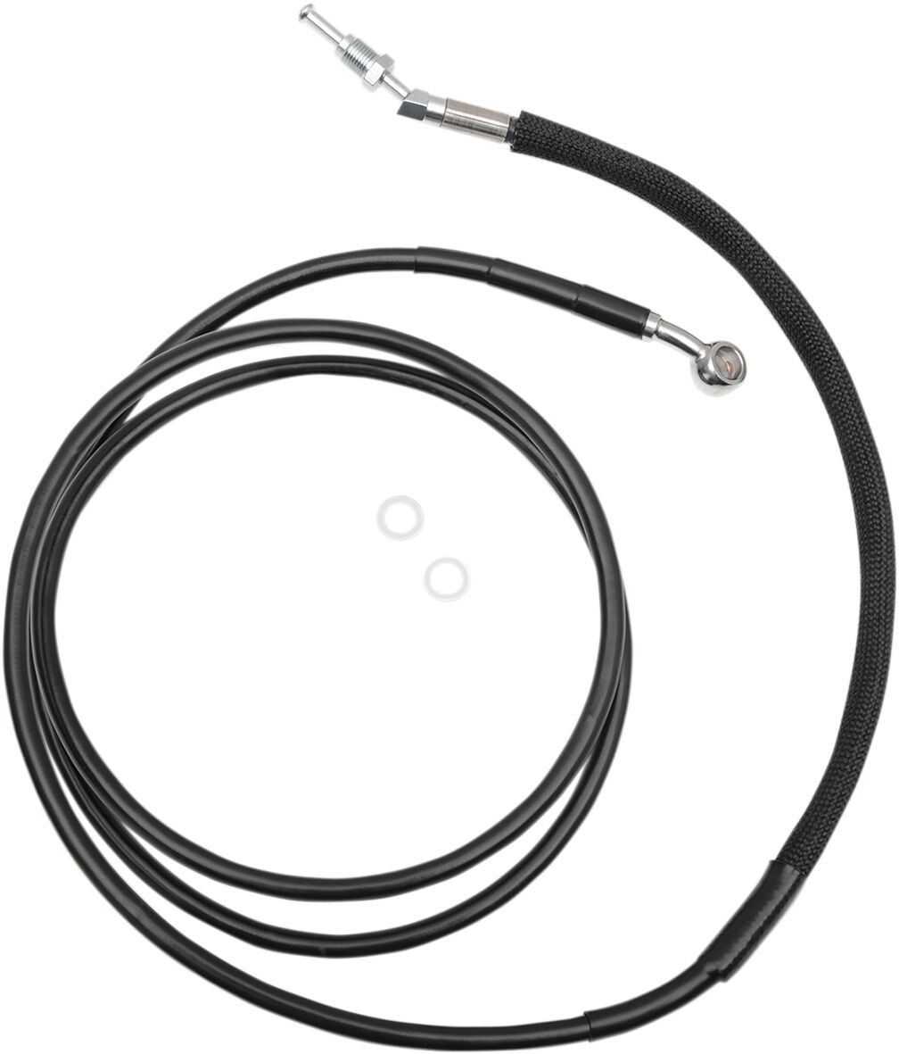 Drag Specialties Clucth Line Black Vinyl Coated + 6