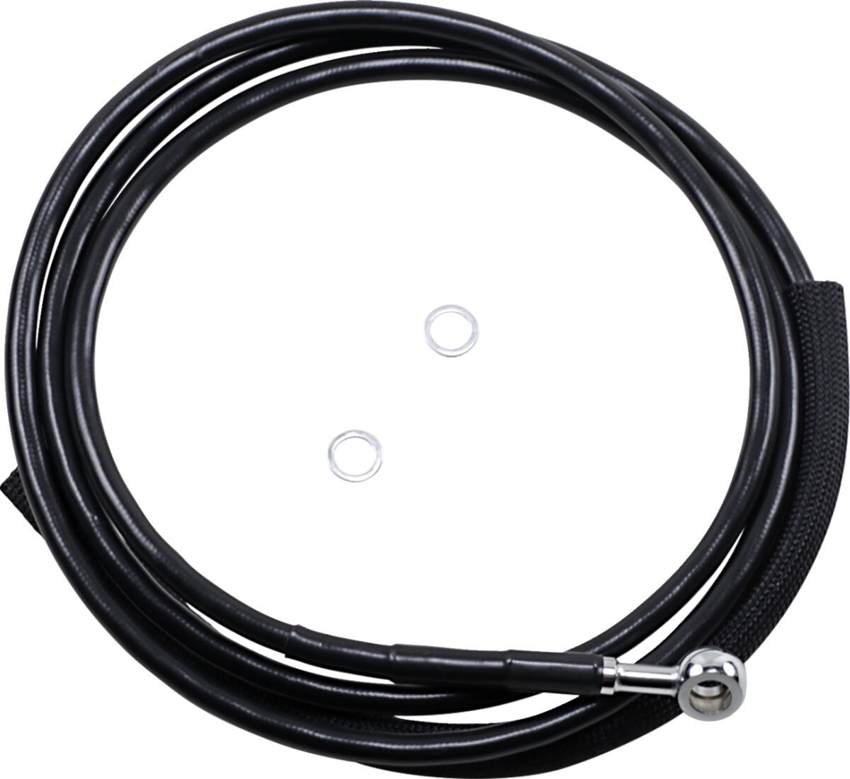 Drag Specialties Clucth Line Black Vinyl Coated + 4