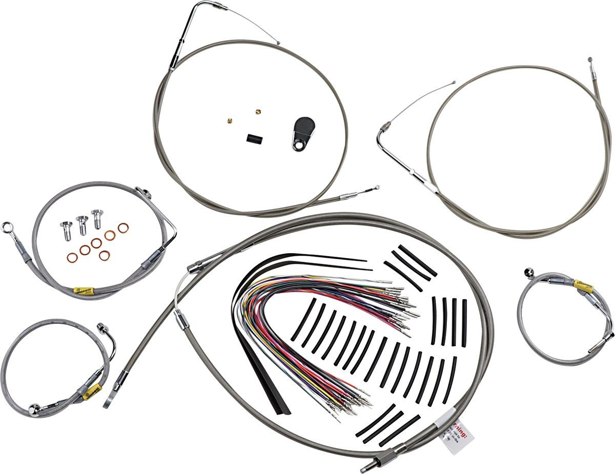 Burly Brand Cntrl Kit 15 Bag Bar Ss Cntrl Kit 15 Bag Bar Ss