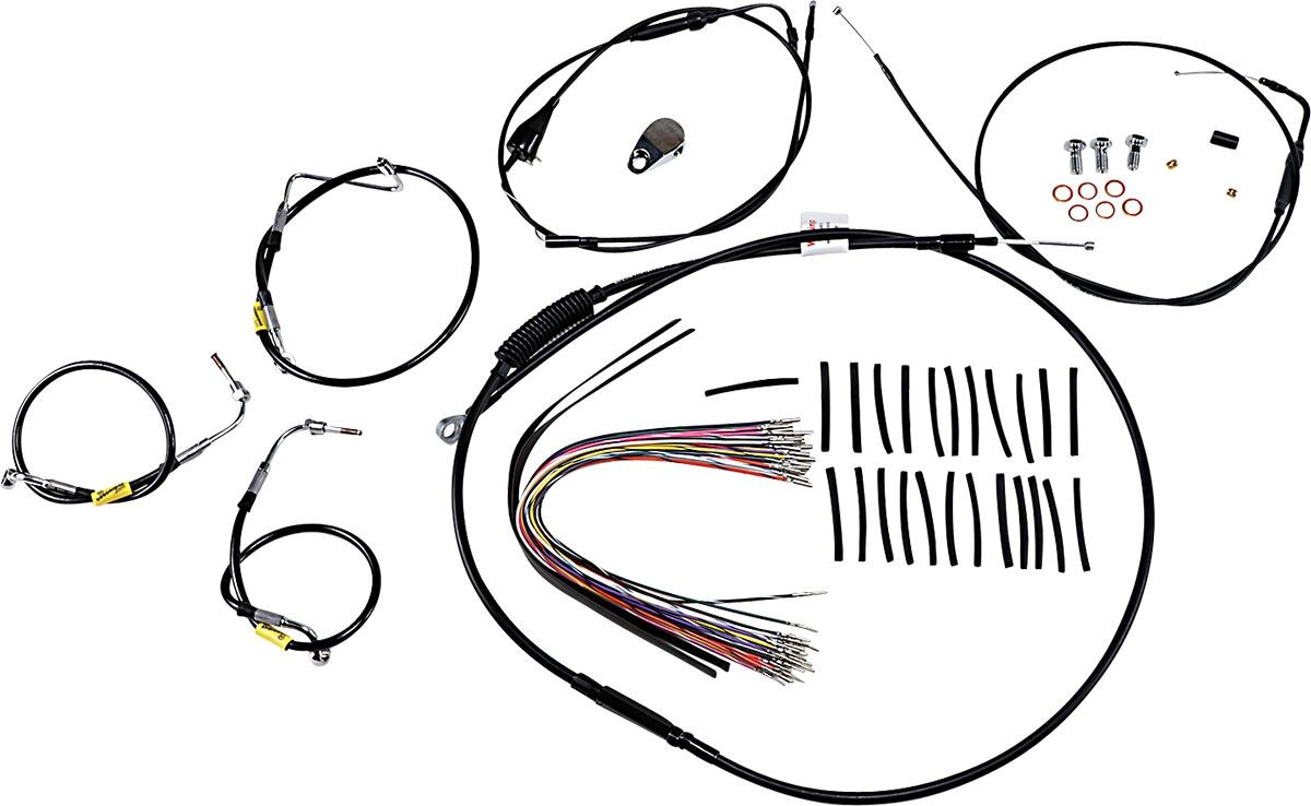 Burly Brand Cntrl Kit 15 Bag Bar Blk Cntrl Kit 13 Bag Bar Blk