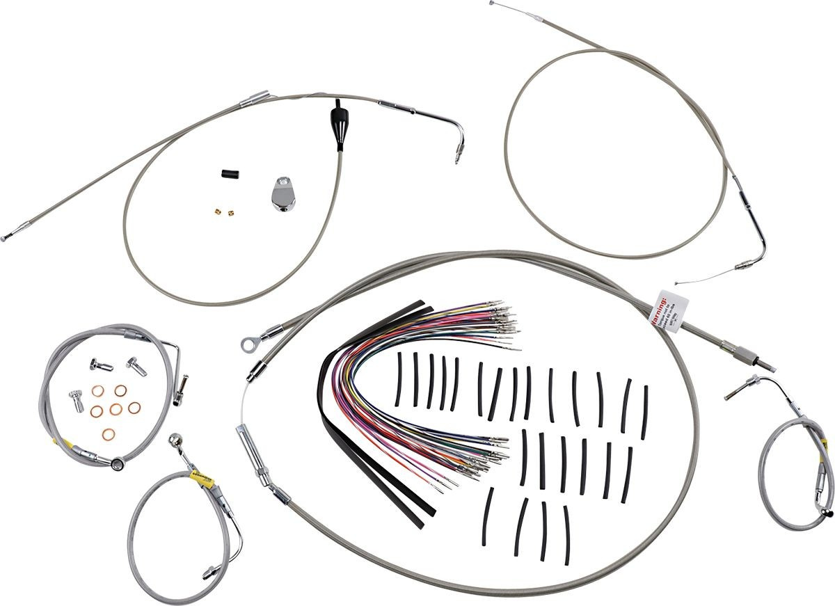 Burly Brand Cntrl Kit 15 Bag Bar Ss Cntrl Kit 15 Bag Bar Ss