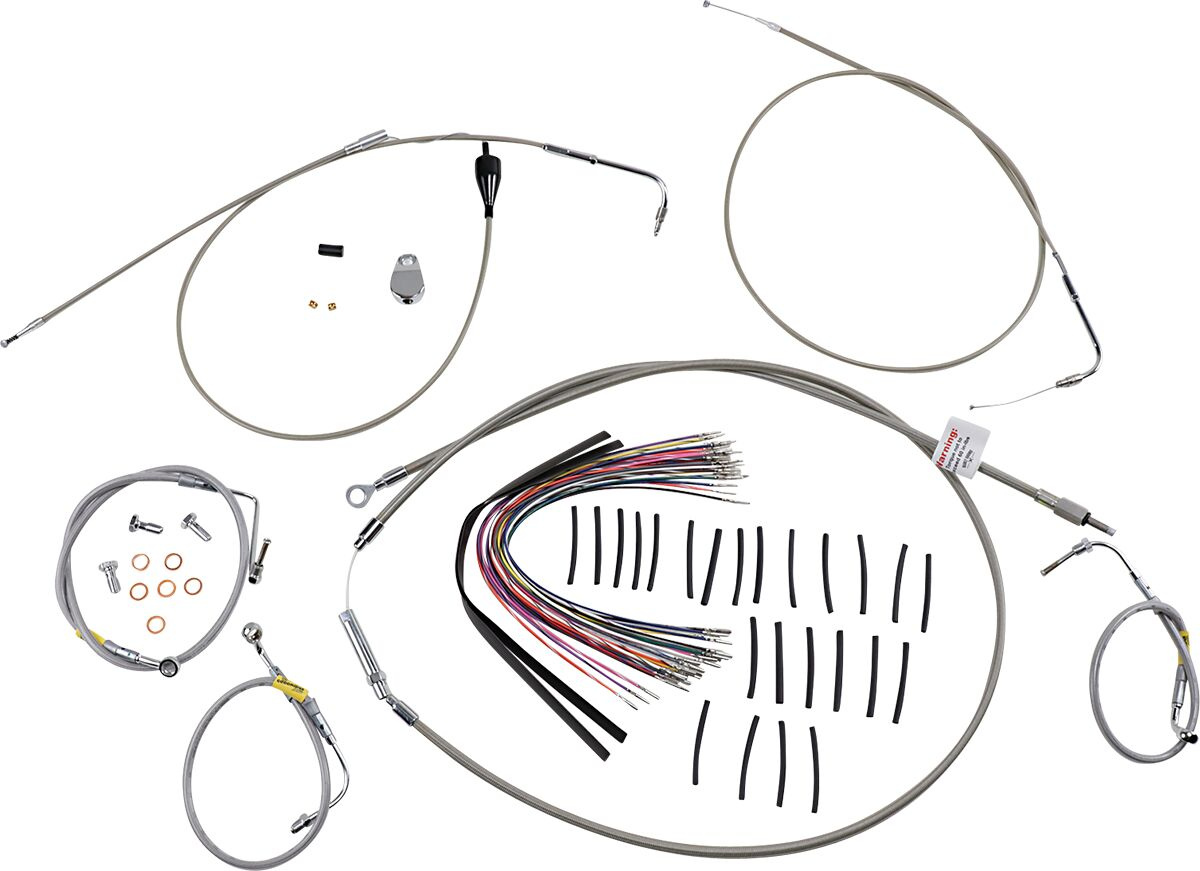 Burly Brand Cntrl Kit 15 Bag Bar Ss Cntrl Kit 15 Bag Bar Ss