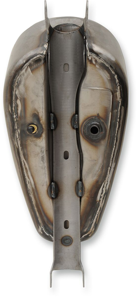 Drag Specialties Tank Gas Custom 3 Gallon Peanut-Style Raw Tank Gas Pe