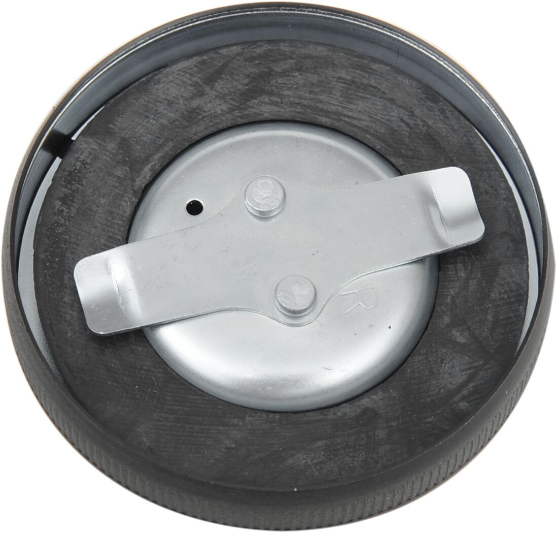 Drag Specialties Gas Cap Matte Black Vented 66-72 Cap Gas Vnt Mat Bk 3