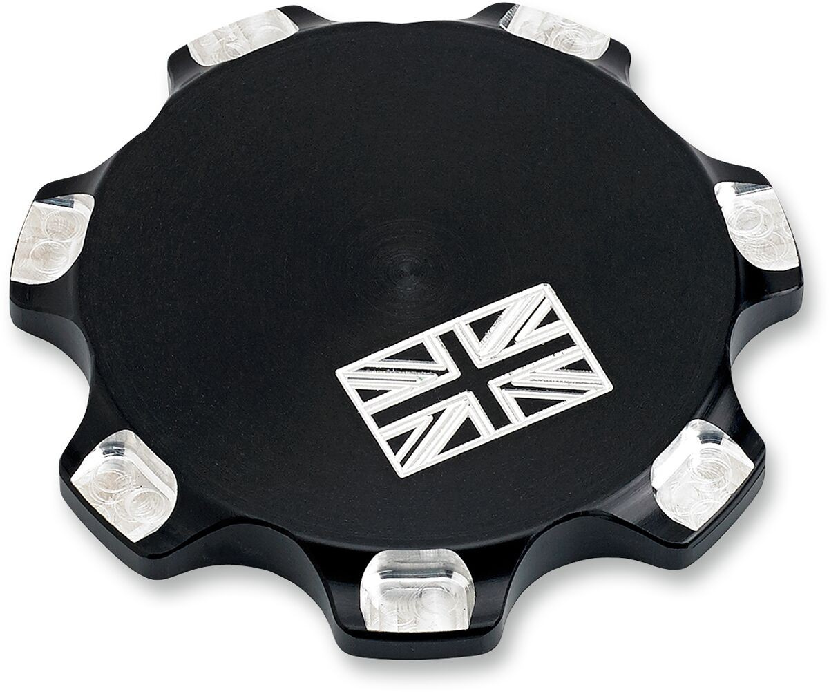 Joker Machine Gas Cap Billet Union Jack Black Gas Cap Union Jack Bl Tr