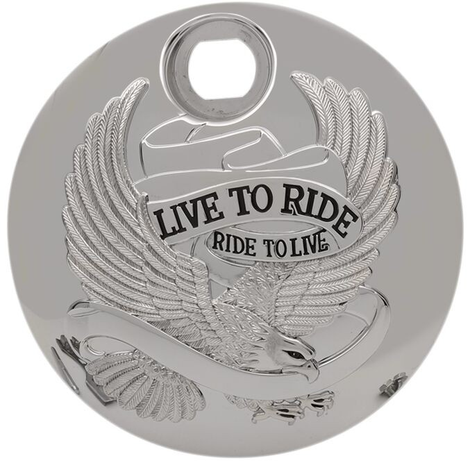 Drag Specialties Door Fuel Cover Chrome Door Gas Ltr Chr 08-22