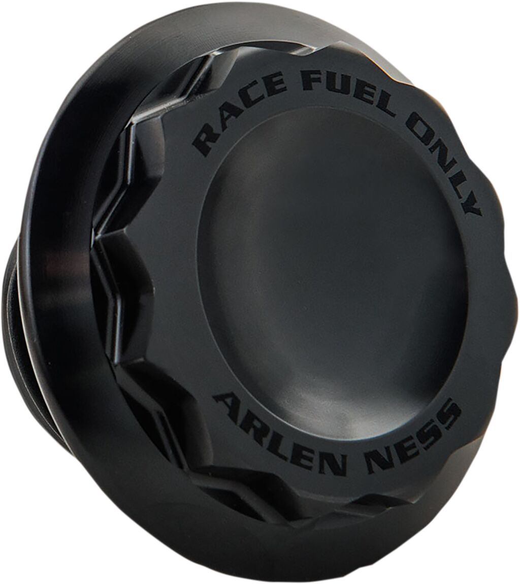 Arlen Ness Cap Gas 12-Pt Black Cap Gas 12-Pt Black