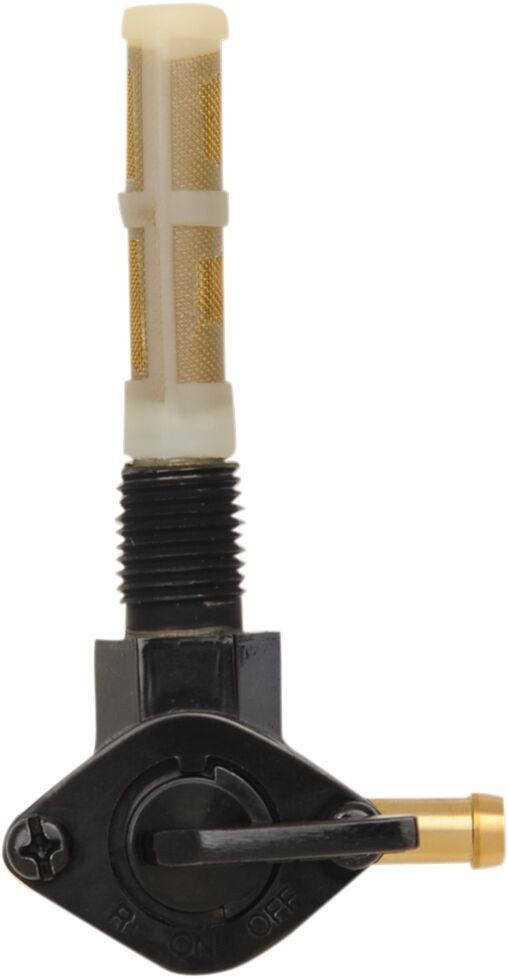 Drag Specialties Petcock 1/4 Npt Side 90° Black Petcock Blk 1/4Npt Si