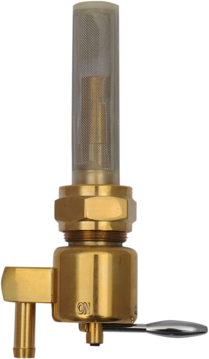 Drag Specialties Petcock 22Mm Down Bronze Petcock Brz Rnd Down