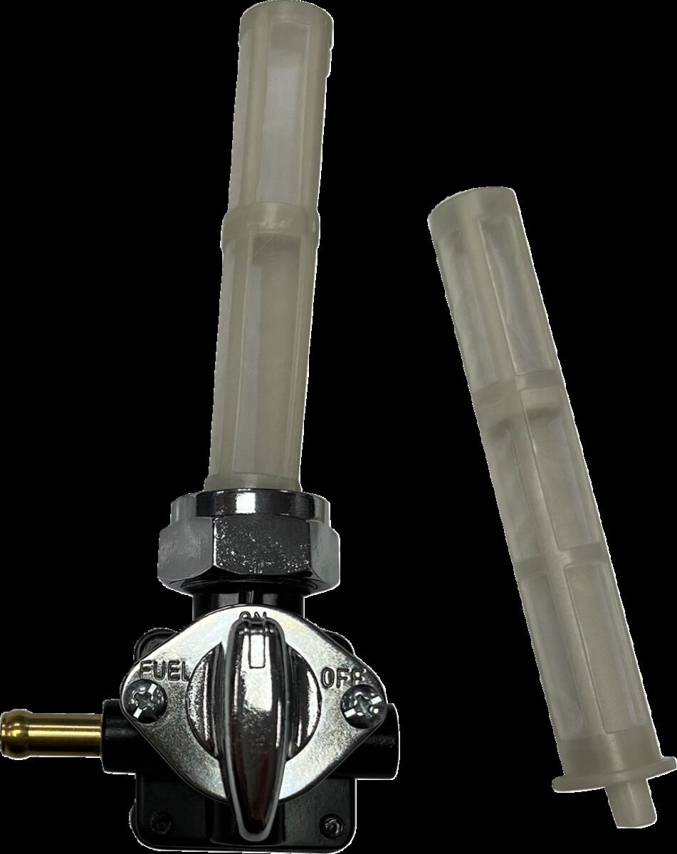 Drag Specialties Petcock Vac Left Outlet Blk Petcock Vac Left Outlet B