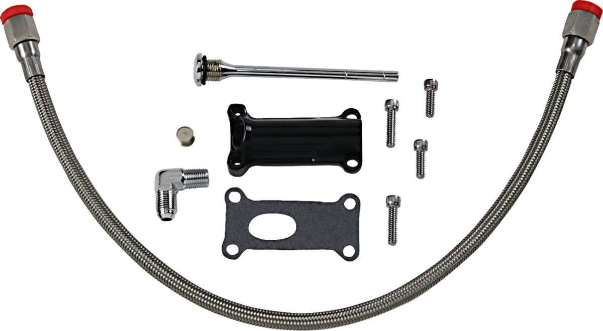 Drag Specialties Spout Eng Oil 02-06 Fl Bk Spout Eng Oil 02-06 Fl Bk