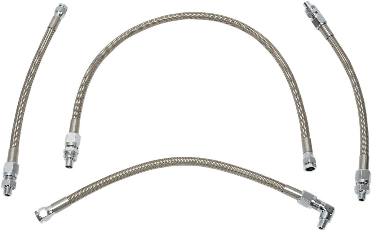 Drag Specialties Oil Line Kit Stainless Steel Ss Oil Line Kit 92-99 St