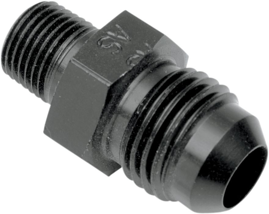 Goodridge Adapter Aluminum Straight Jic/Npt -6 -1/4 Black Adptr -06 To