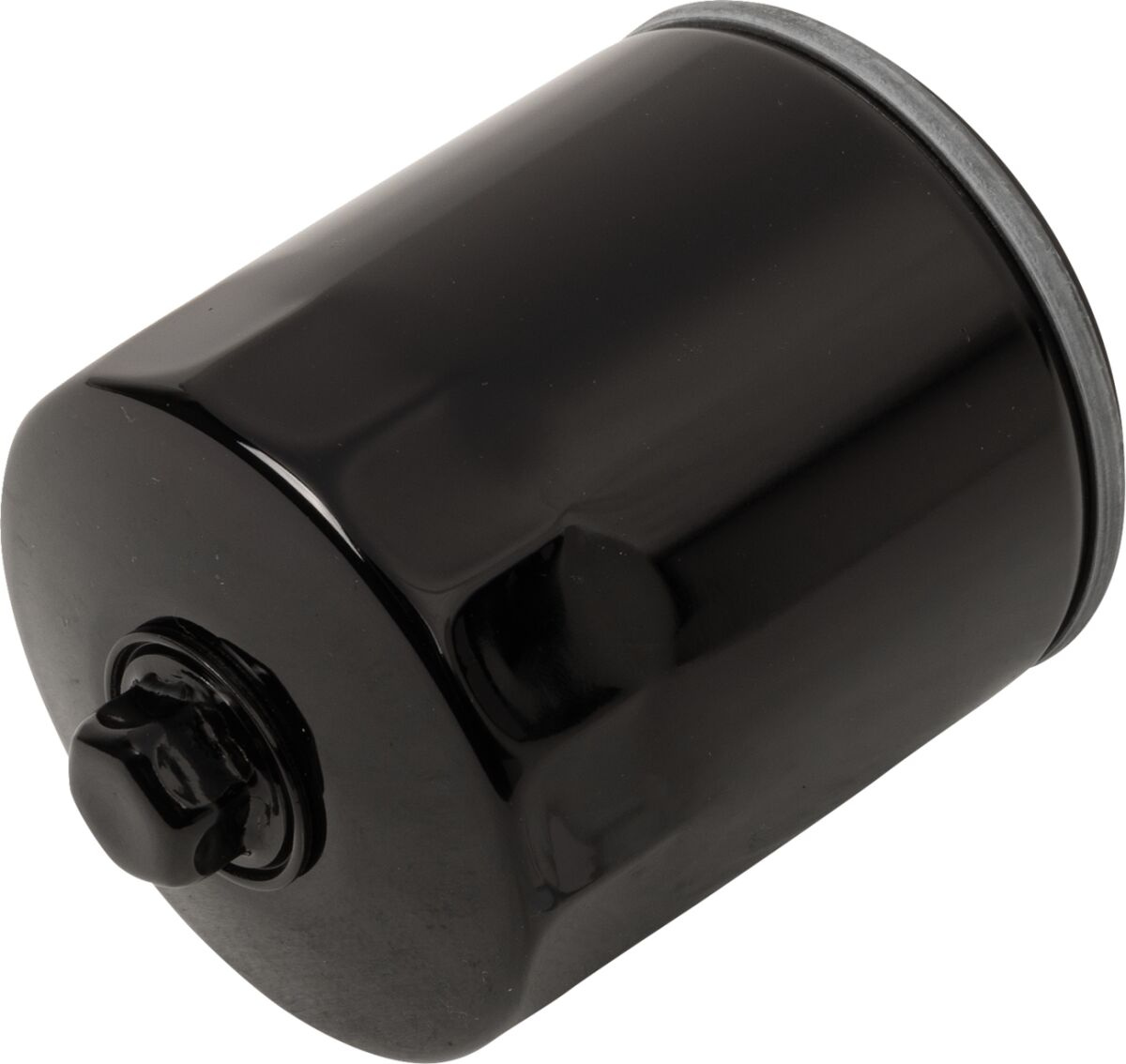 Drag Specialties Oil Filter W/ Nut Black Oil Filter Blk W/Nut 63793-01