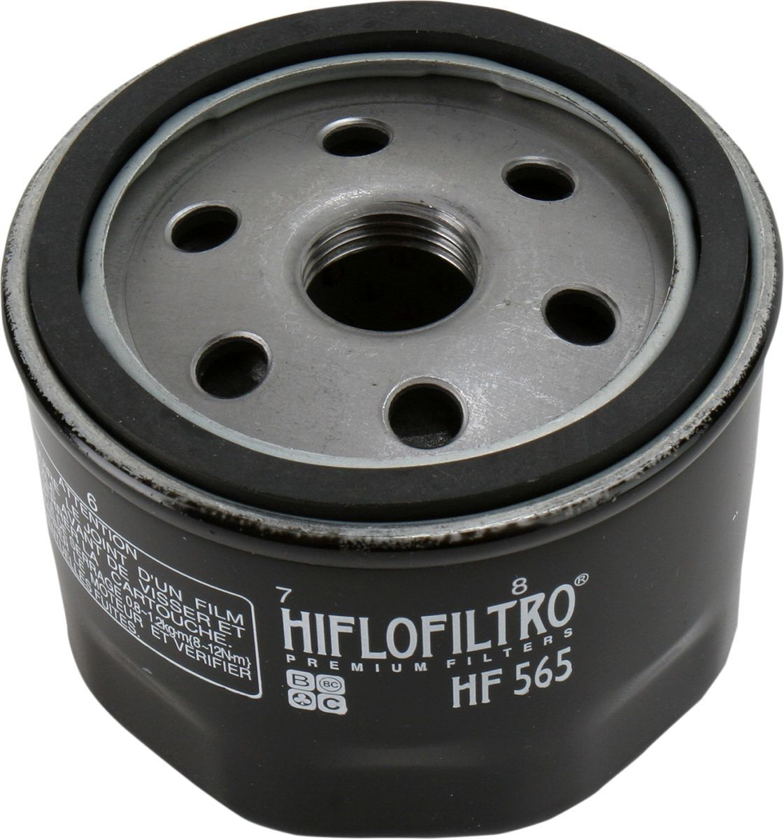 Hiflofiltro Oil Filter Spin-On Paper Glossy Black Oil Filter April 750